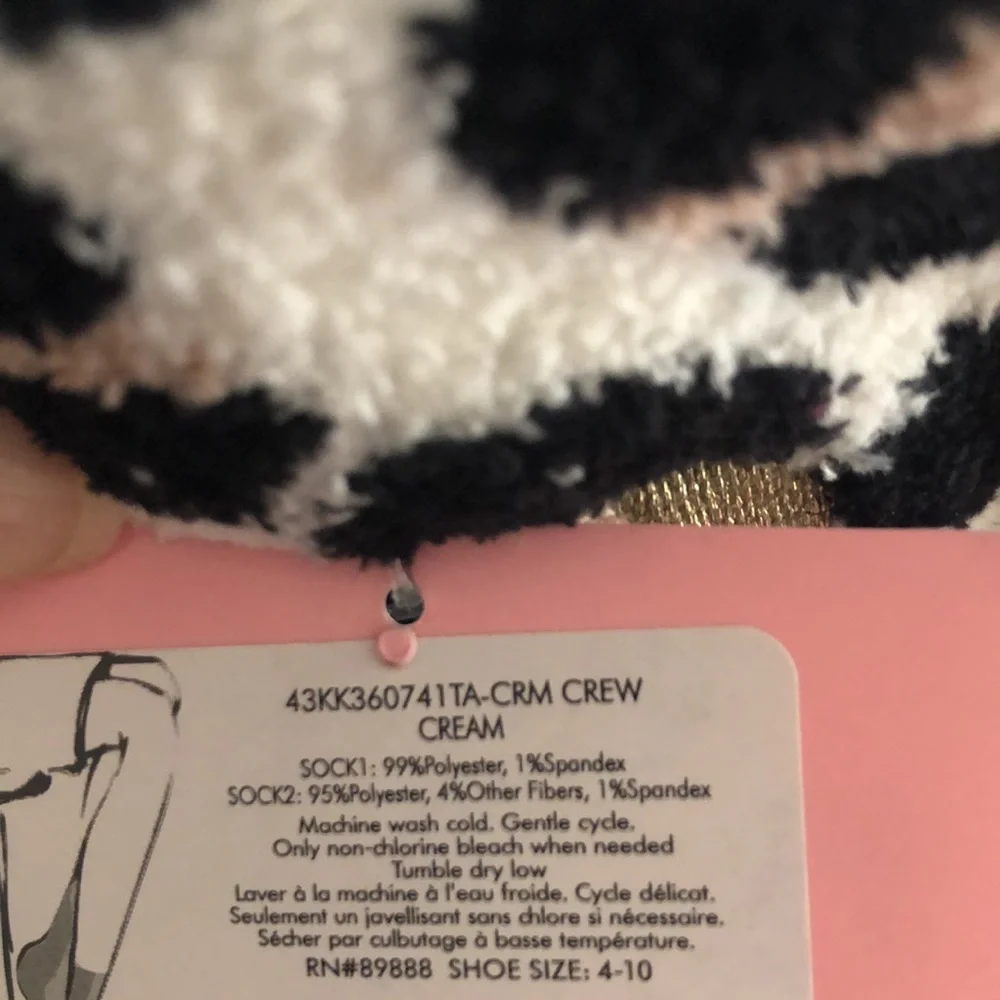 Kate Spade crew socks -2 pack